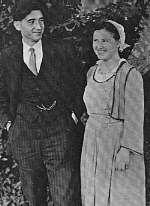 Anna Youennou et  Fa&ntilde;ch Debauvais  en 1932